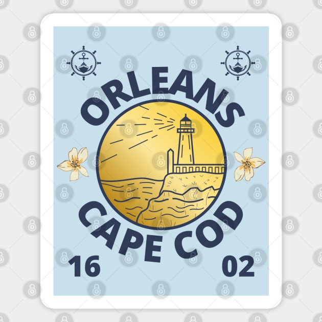 Orleans, Cape Cod, MA Magnet by Blended Designs